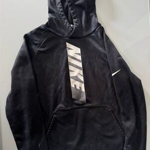Nike Black and White Logo Hoodie
